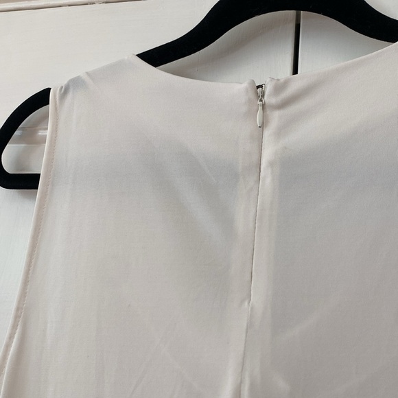 Banana Republic Sleeveless Cowl Blouse White Size Small Shirt Top Work Dressy - Picture 11 of 12